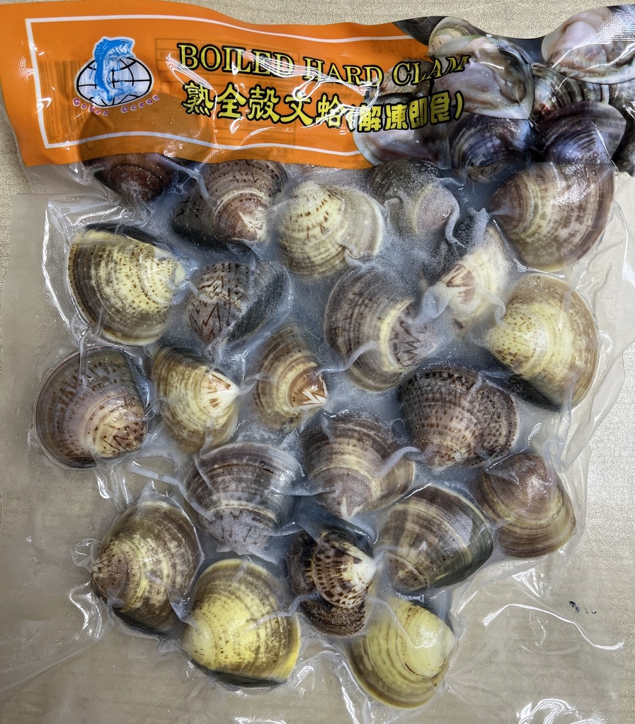 金洋中國全殼熟文蛤 S(20-30) 500g