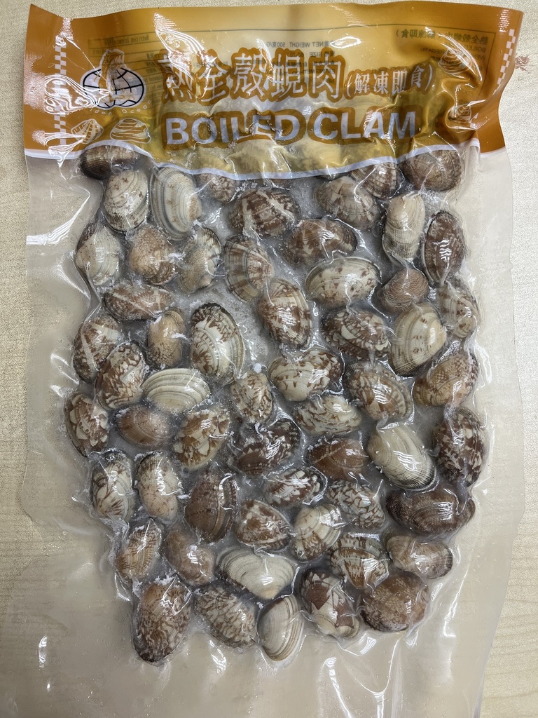 金洋中國全殼熟蜆 S(60-80) 500g